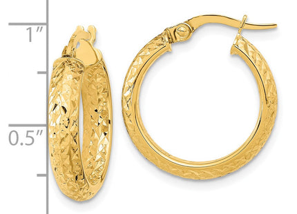 14k Yellow Gold Earrings Style TC1023 - Classique Jewelry Inc.