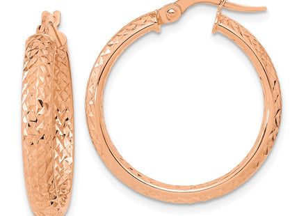 14k Rose Gold Earrings Style TC1024R - Classique Jewelry Inc.
