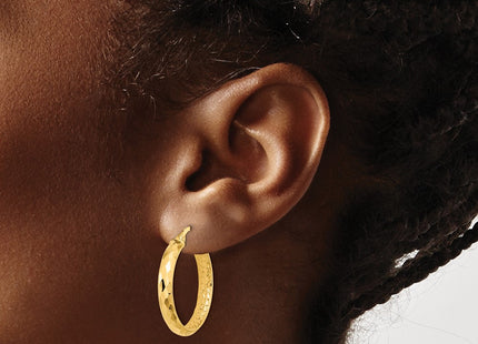 14k Yellow Gold Earrings Style TC1025 - Classique Jewelry Inc.