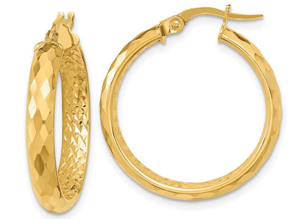 14k Yellow Gold Earrings Style TC1025 - Classique Jewelry Inc.