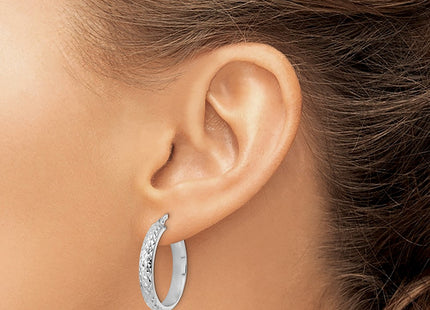 14k White Gold Earrings Style TC1028 - Classique Jewelry Inc.