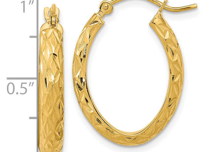 14k Yellow Gold Earrings Style TC1030 - Classique Jewelry Inc.