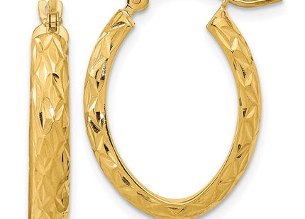 14k Yellow Gold Earrings Style TC1030 - Classique Jewelry Inc.