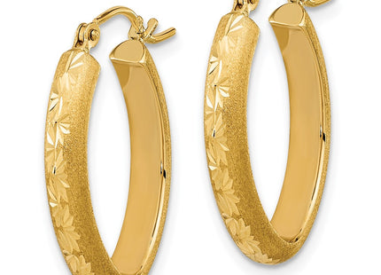 14k Yellow Gold Earrings Style TC1031 - Classique Jewelry Inc.