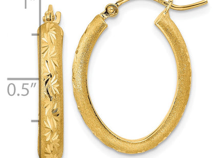 14k Yellow Gold Earrings Style TC1031 - Classique Jewelry Inc.