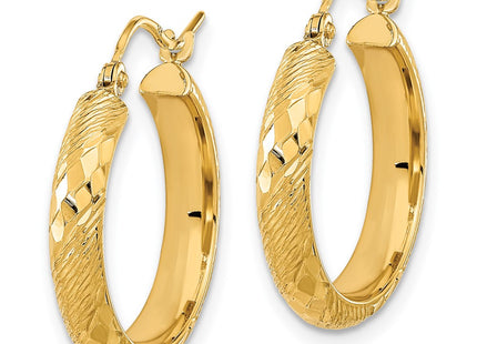 14k Yellow Gold Earrings Style TC1032 - Classique Jewelry Inc.