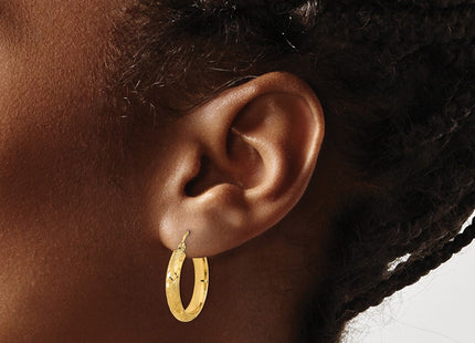 14k Yellow Gold Earrings Style TC1032 - Classique Jewelry Inc.