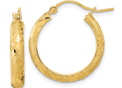 14k Yellow Gold Earrings Style TC1032 - Classique Jewelry Inc.