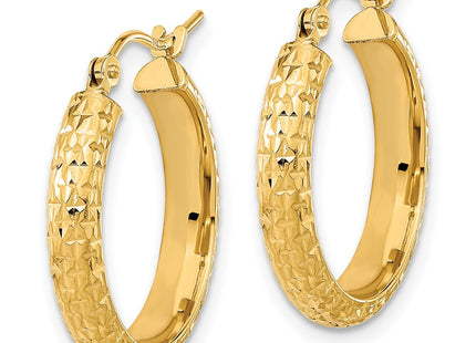 14k Yellow Gold Earrings Style TC1033 - Classique Jewelry Inc.