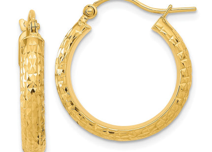 14k Yellow Gold Earrings Style TC1033 - Classique Jewelry Inc.