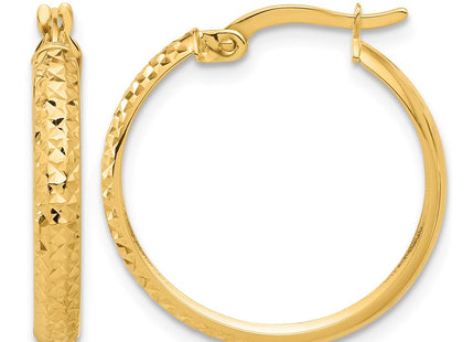 14K gold hoop earrings
