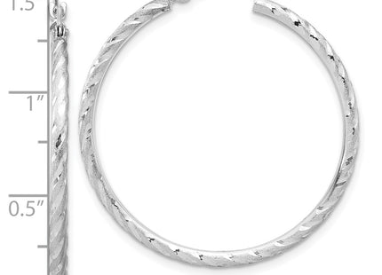 14k White Gold Earrings Style TC1046W - Classique Jewelry Inc.