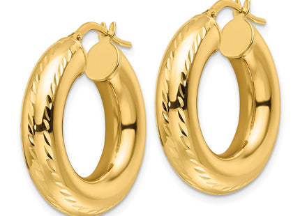 14k Yellow Gold Earrings Style TC1057 - Classique Jewelry Inc.