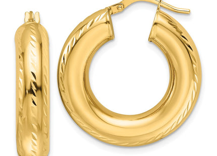 14k Yellow Gold Earrings Style TC1057 - Classique Jewelry Inc.