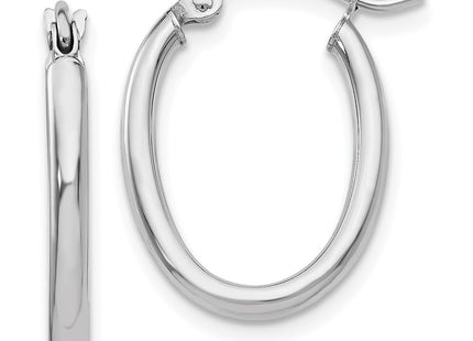 14k White Gold Earrings Style TC117 - Classique Jewelry Inc.