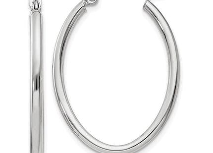 14k White Gold Earrings Style TC119 - Classique Jewelry Inc.