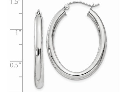 14k White Gold Earrings Style TC120 - Classique Jewelry Inc.
