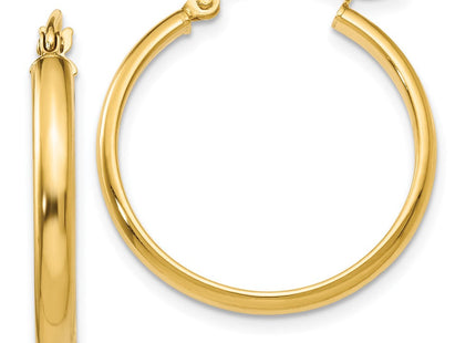 14K gold hoop earrings