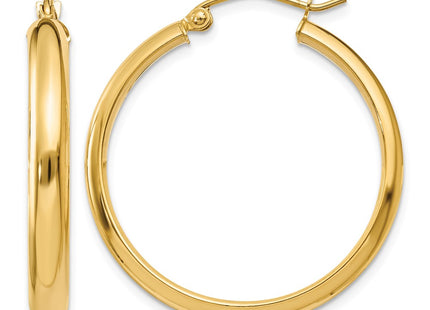 14K gold hoop earrings