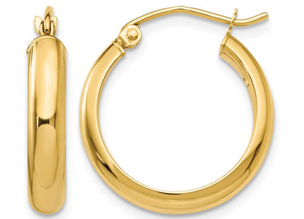14K gold hoop earrings
