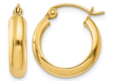 14K gold hoop earrings