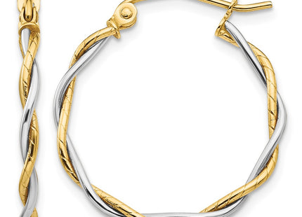 14K gold hoop earrings