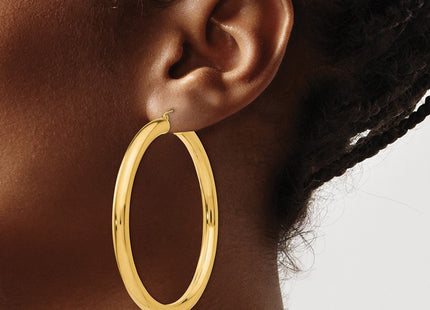 14k Yellow Gold Earrings Style TC194L - Classique Jewelry Inc.