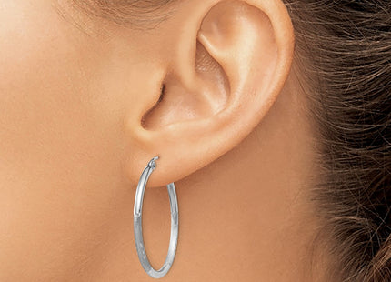 14k White Gold Earrings Style TC196 - Classique Jewelry Inc.