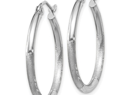 14k White Gold Earrings Style TC197 - Classique Jewelry Inc.