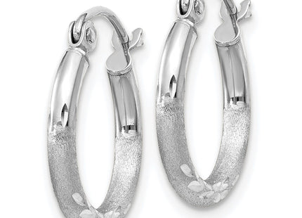 14k White Gold Earrings Style TC199 - Classique Jewelry Inc.