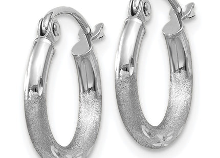 14k White Gold Earrings Style TC200 - Classique Jewelry Inc.