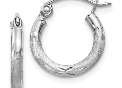 14k White Gold Earrings Style TC200 - Classique Jewelry Inc.
