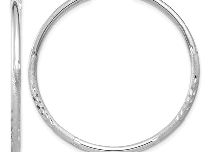 14k White Gold Earrings Style TC201 - Classique Jewelry Inc.