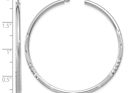 14k White Gold Earrings Style TC202 - Classique Jewelry Inc.