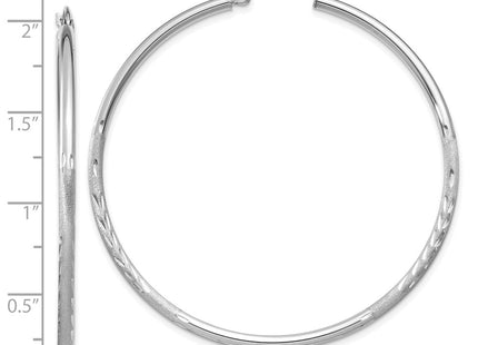 14k White Gold Earrings Style TC203 - Classique Jewelry Inc.