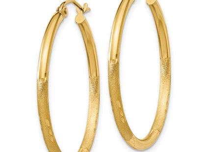 14k Yellow Gold Earrings Style TC208 - Classique Jewelry Inc.