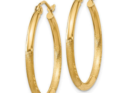 14k Yellow Gold Earrings Style TC209 - Classique Jewelry Inc.