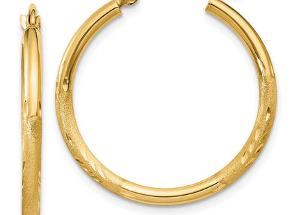 14k Yellow Gold Earrings Style TC209 - Classique Jewelry Inc.