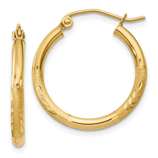 14k Yellow Gold Earrings Style TC210 - Classique Jewelry Inc.