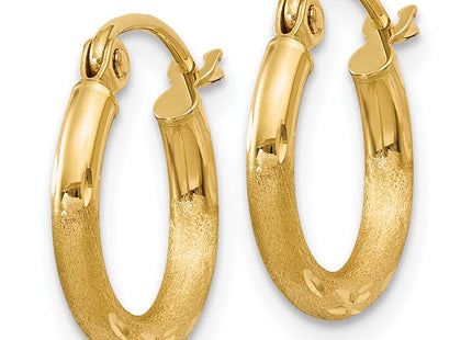 14k Yellow Gold Earrings Style TC212 - Classique Jewelry Inc.