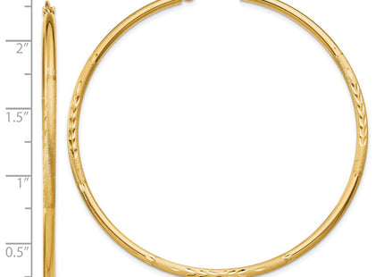 14k Yellow Gold Earrings Style TC216 - Classique Jewelry Inc.