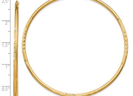 14k Yellow Gold Earrings Style TC217 - Classique Jewelry Inc.