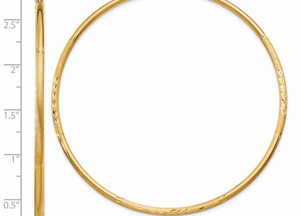 14k Yellow Gold Earrings Style TC218 - Classique Jewelry Inc.