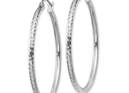 14k White Gold Earrings Style TC219 - Classique Jewelry Inc.