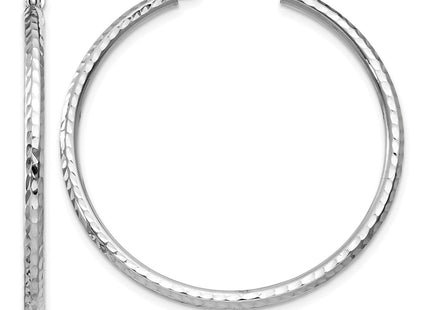 14k White Gold Earrings Style TC219 - Classique Jewelry Inc.