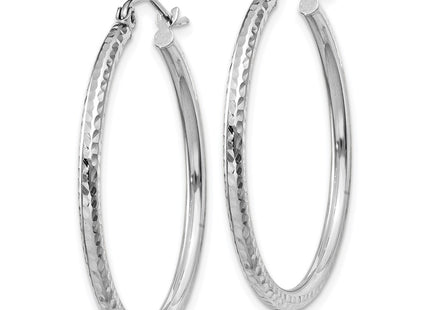 14k White Gold Earrings Style TC220 - Classique Jewelry Inc.