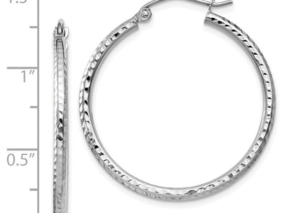 14k White Gold Earrings Style TC220 - Classique Jewelry Inc.