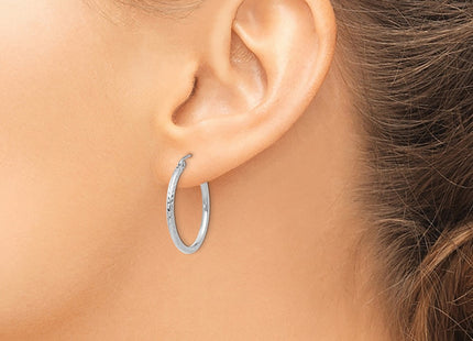 14k White Gold Earrings Style TC221 - Classique Jewelry Inc.