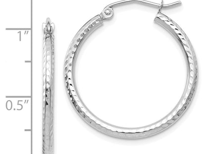 14k White Gold Earrings Style TC221 - Classique Jewelry Inc.