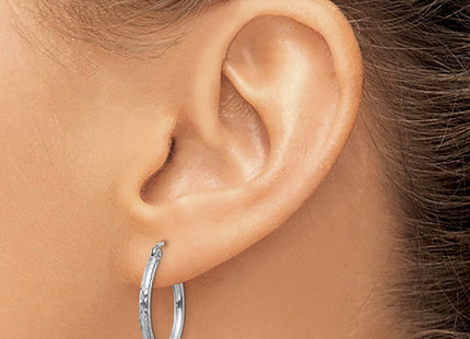 14k White Gold Earrings Style TC222 - Classique Jewelry Inc.